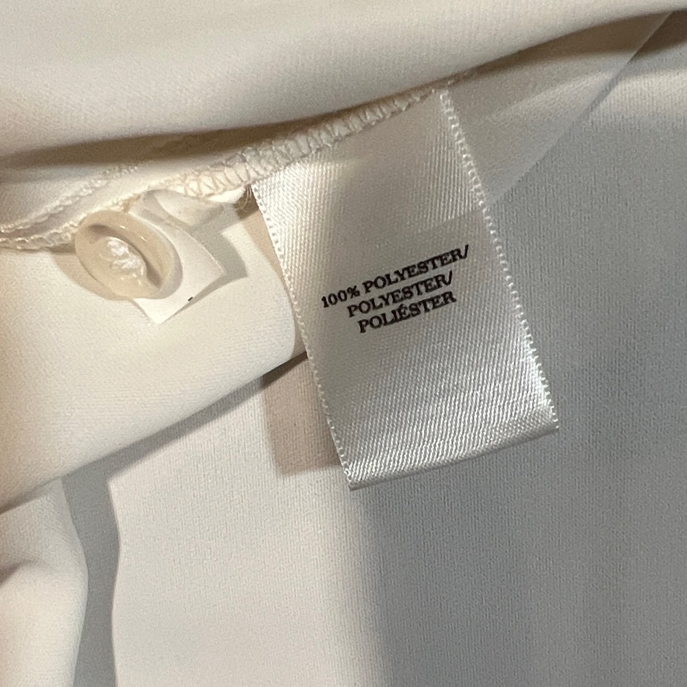 Ann Taylor Ivory Sleeveless Blouse - Picture 7 of 7